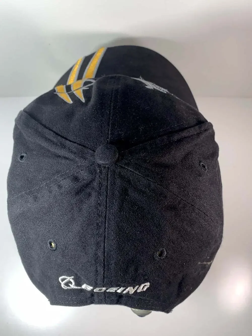 Boeing C-17 Aircraft Black embroidered baseball cap